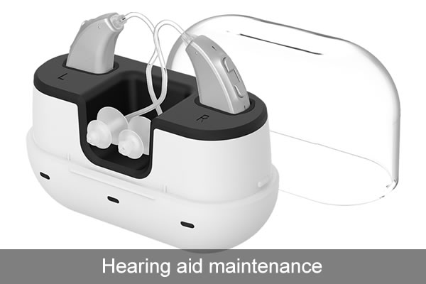 Rechargeable Hearing aid maintenance