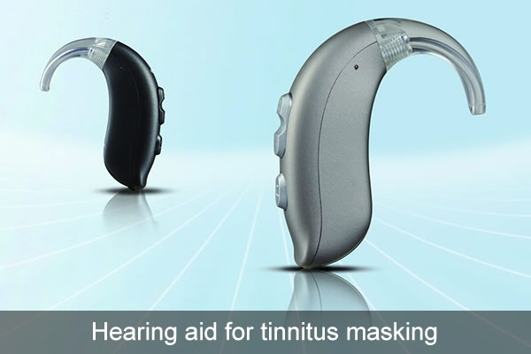Hearing aid for tinnitus masking