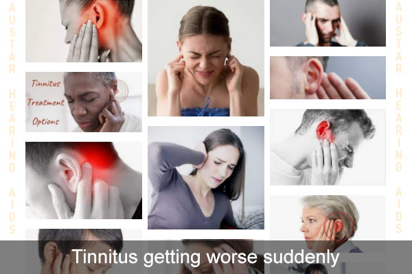 tinnitus empeora repentinamente