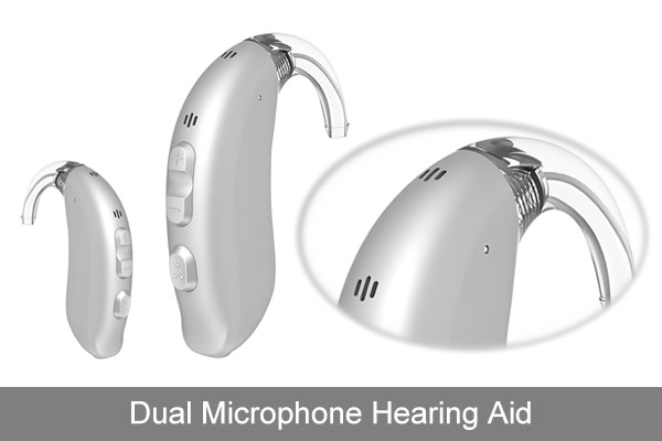 BTE dual microphone hearing aids