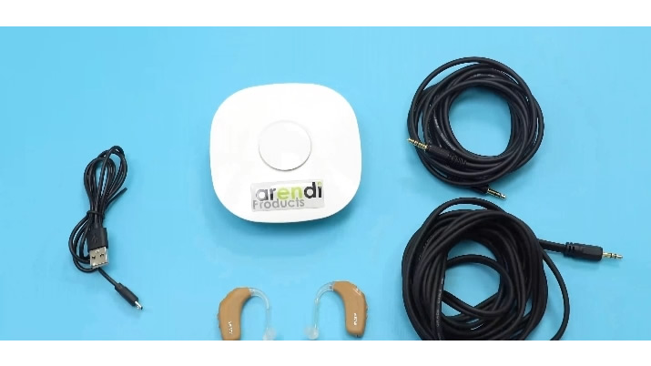 Hearing aids with direct TV connection