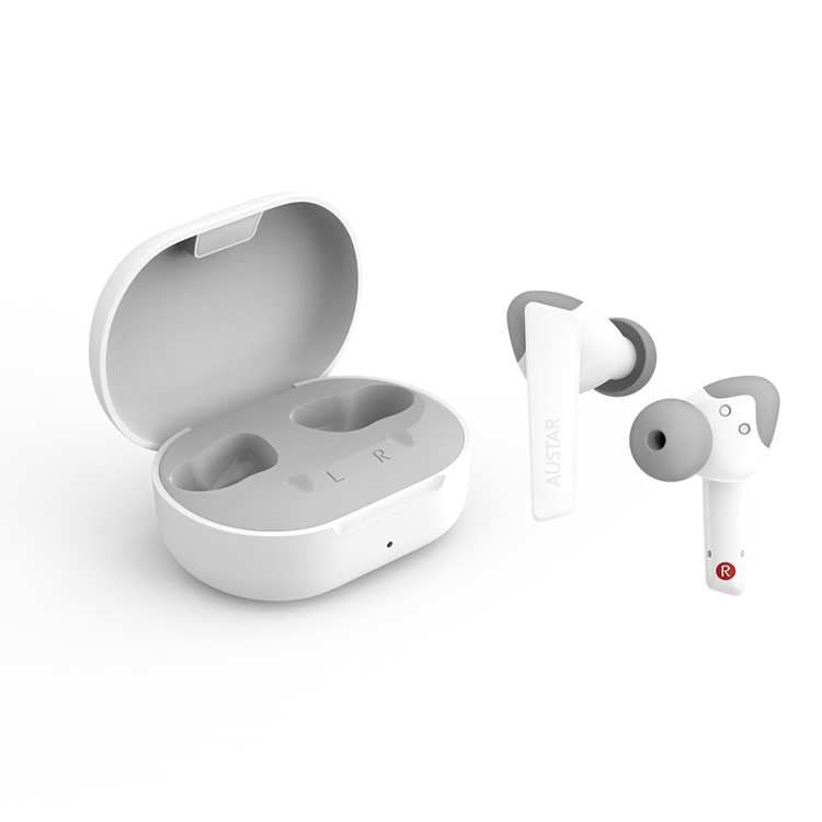 Stylish and Lightweight Rechargeable Wireless Bluetooth Hearing Aids