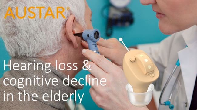 Hearing loss and cognitive decline in the elderly