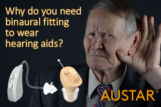 Why do you need binaural fitting to wear hearing aids