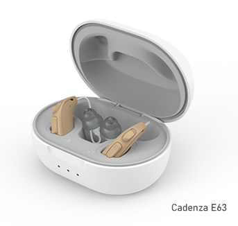 OTC Open fit Digital Rechargeable RIC hearing aids (Cadenza E63)