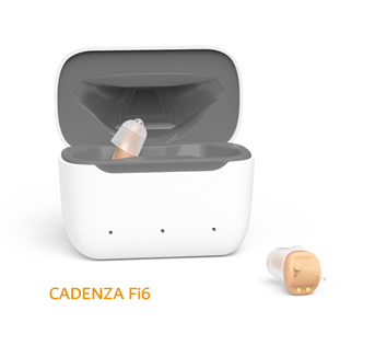 OTC Digital Rechargeable ITE hearing aids (Cadenza F mini)