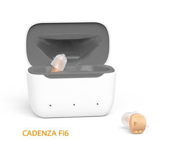 Audífonos ITE recargables digitales OTC (Cadenza F mini)