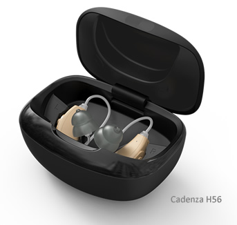 Over the counter BTE rechargeable Digital hearing aids (Cadenza H56)