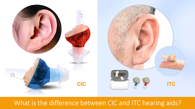 La diferencia entre los audífonos CIC e ITC