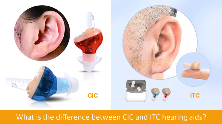 ¿Cuál es la diferencia entre los audífonos CIC e ITC?