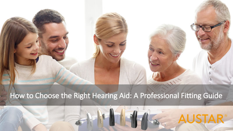 Professional audiologist explaining different hearing aid types to a patient