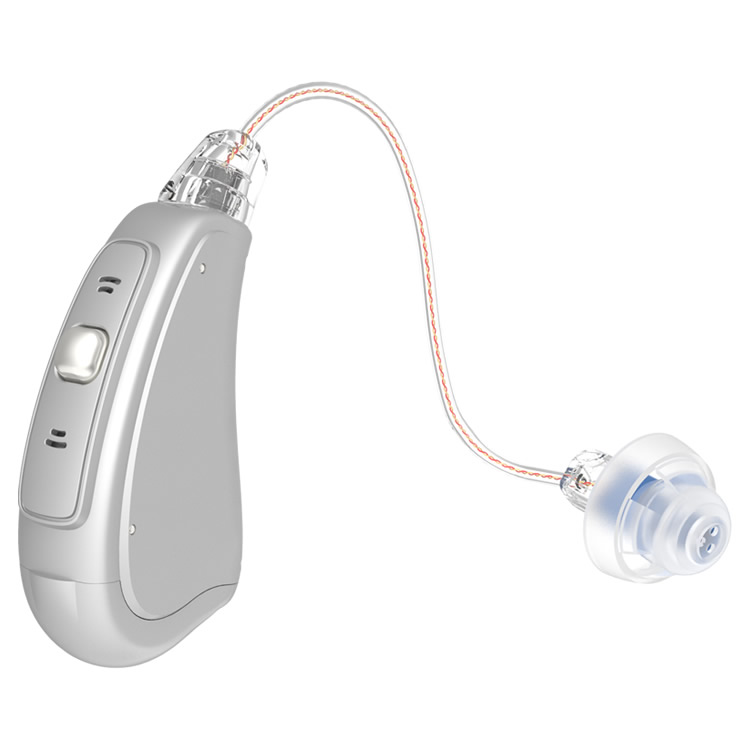 Receiver-in-the-canal (RIC) hearing aids for seniors and kids with hearing loss