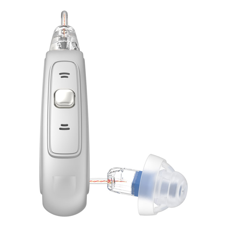 Receiver-in-the-canal (RIC) hearing aids for seniors and kids with hearing loss